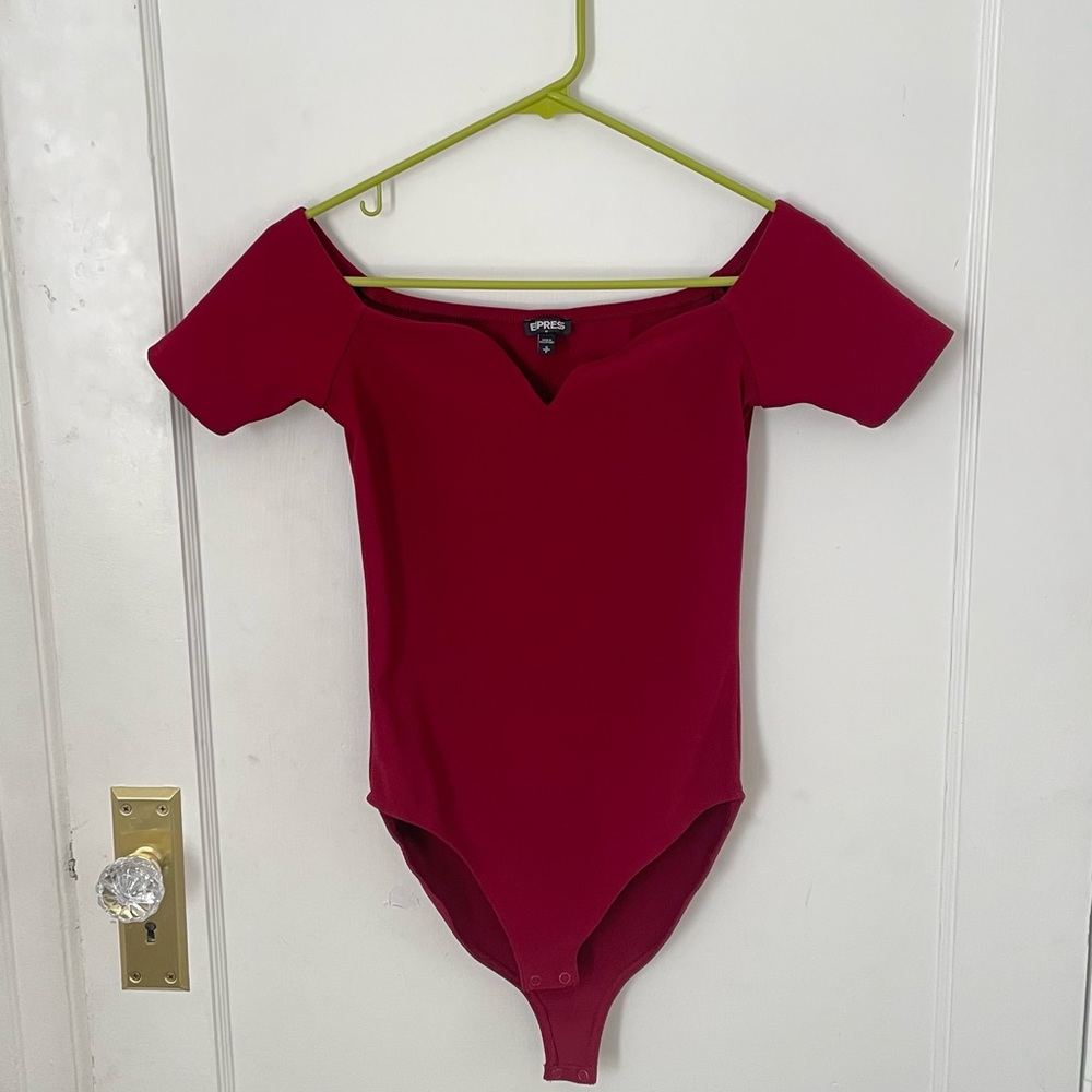 Red bodysuit